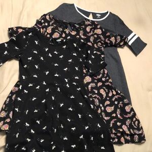 Girls Old Navy A line dresses 6/7